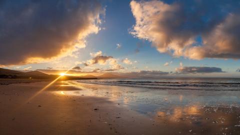 Derrymore strand sunset 